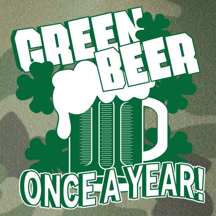 Green Beer Once A Year St Patrick's Day Legacy Tie Dye Trucker Hat