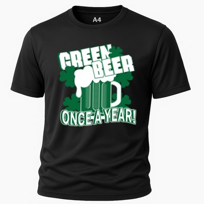 Green Beer Once A Year St Patrick's Day Performance Shirt