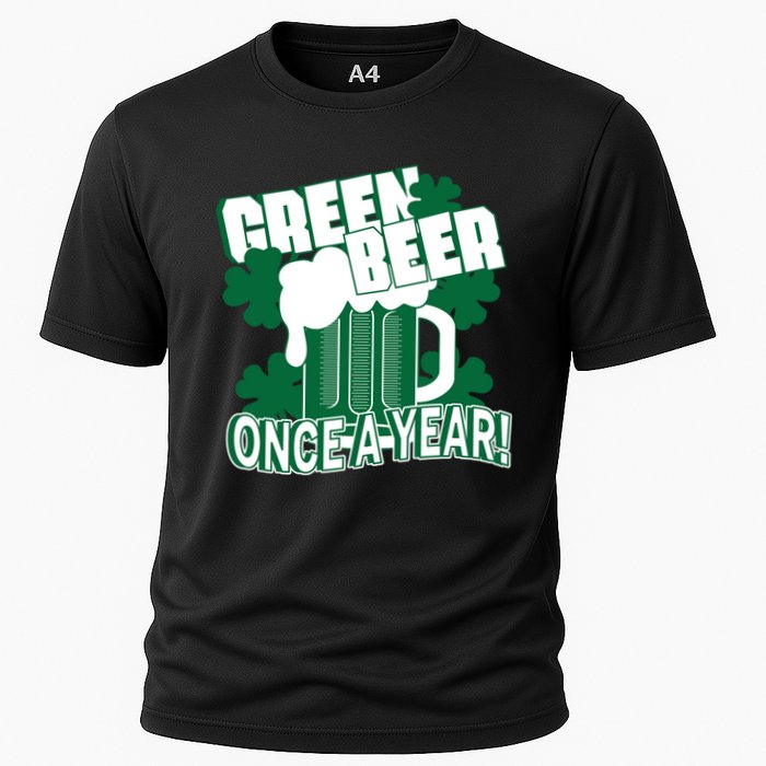 Green Beer Once A Year St Patrick's Day Performance Shirt