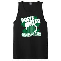 Green Beer Once A Year St Patrick's Day PosiCharge Competitor Tank