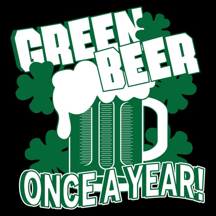 Green Beer Once A Year St Patrick's Day Visor
