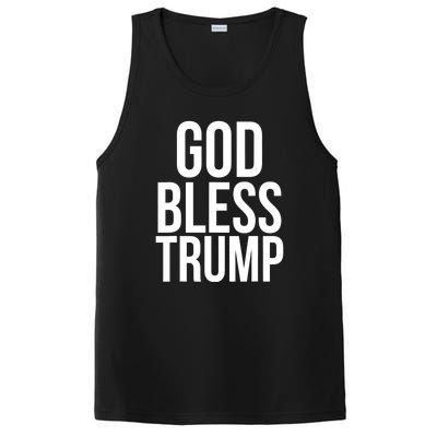 God Bless President Trump Gift PosiCharge Competitor Tank