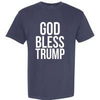 God Bless President Trump Gift Garment-Dyed Heavyweight T-Shirt