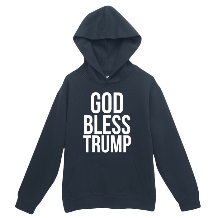 God Bless President Trump Gift Urban Pullover Hoodie