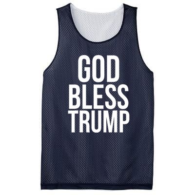 God Bless President Trump Gift Mesh Reversible Basketball Jersey Tank