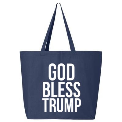 God Bless President Trump Gift 25L Jumbo Tote