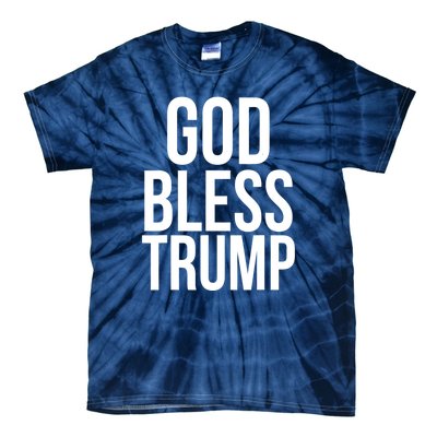 God Bless President Trump Gift Tie-Dye T-Shirt