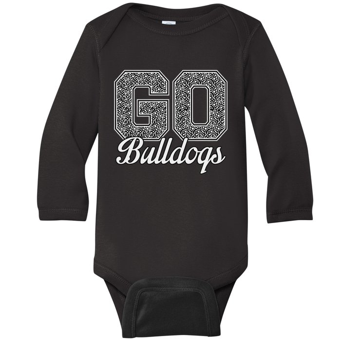 Go Bulldogs Pride Lawrence County Baby Long Sleeve Bodysuit