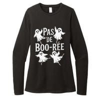 Ghost Ballet Pas De Boo Halloween Dance Womens CVC Long Sleeve Shirt