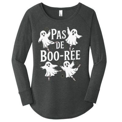 Ghost Ballet Pas De Boo Halloween Dance Women's Perfect Tri Tunic Long Sleeve Shirt