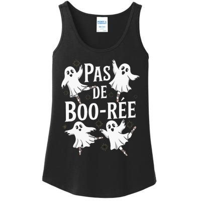 Ghost Ballet Pas De Boo Halloween Dance Ladies Essential Tank