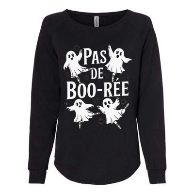 Ghost Ballet Pas De Boo Halloween Dance Womens California Wash Sweatshirt