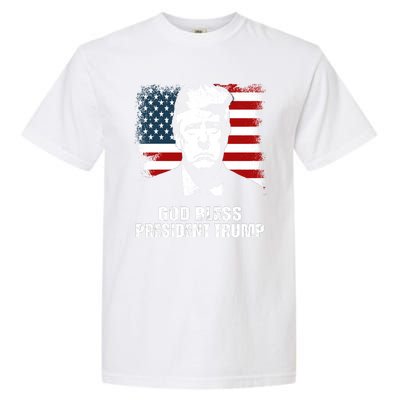 God Bless President Trump Trending Garment-Dyed Heavyweight T-Shirt