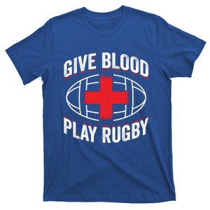 Give Blood Play Rugby Gift 21219 T-Shirt