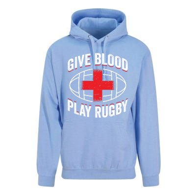 Give Blood Play Rugby Gift 21219 Unisex Surf Hoodie