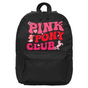 Groovy Birthday Pony Club Western Cowgirl 16 in Basic Backpack