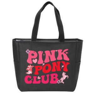 Groovy Birthday Pony Club Western Cowgirl Zip Tote Bag