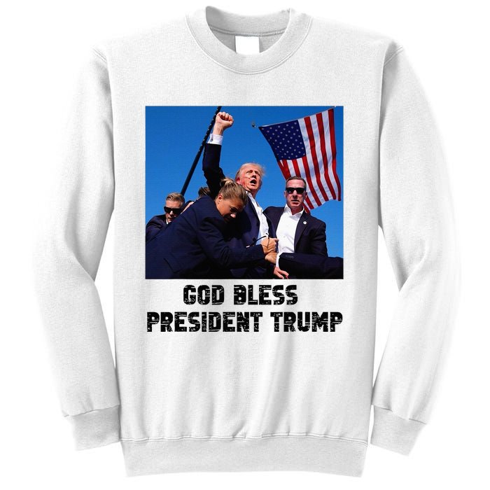 God Bless President Trump Donald Trump 2024 Sweatshirt