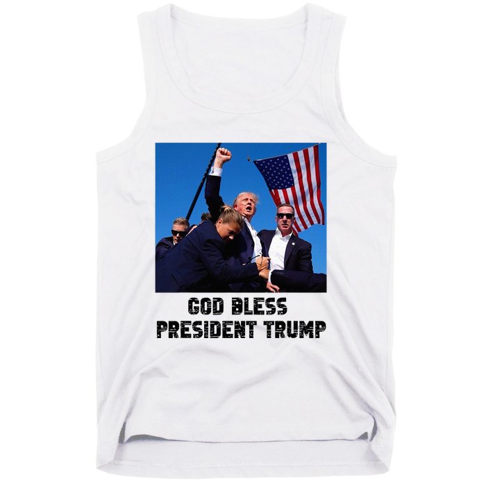 God Bless President Trump Donald Trump 2024 Tank Top