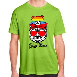 Gaga Bear Proud Gaga Rainbow Flag Lgbt Pride Mothers Day Gift Adult ChromaSoft Performance T-Shirt