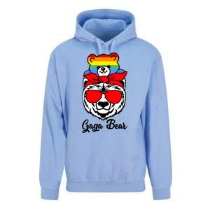 Gaga Bear Proud Gaga Rainbow Flag Lgbt Pride Mothers Day Gift Unisex Surf Hoodie