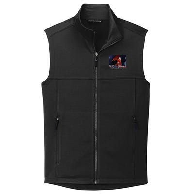 God Bless President Trump And First Lady Melania Trump Collective Smooth Fleece Vest