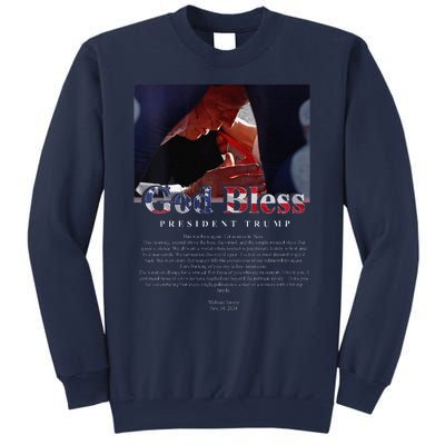 God Bless President Trump And First Lady Melania Trump Sweatshirt