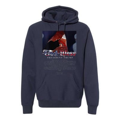 God Bless President Trump And First Lady Melania Trump Premium Hoodie