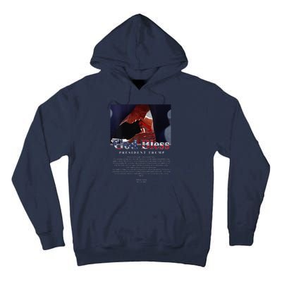 God Bless President Trump And First Lady Melania Trump Tall Hoodie