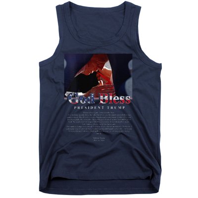 God Bless President Trump And First Lady Melania Trump Tank Top