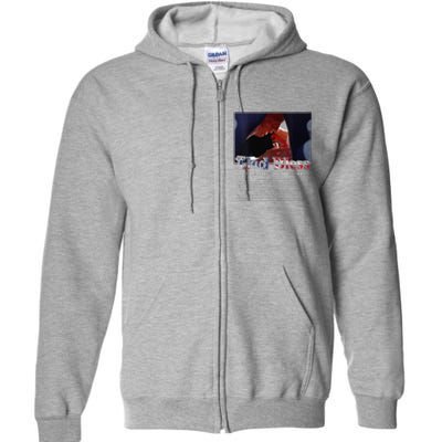 God Bless President Trump And First Lady Melania Trump Full Zip Hoodie