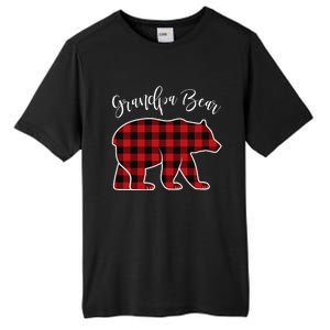 Grandpa Bear Pajama Red Buffalo Xmas Funny Family Christmas Tall Fusion ChromaSoft Performance T-Shirt