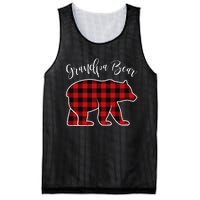 Grandpa Bear Pajama Red Buffalo Xmas Funny Family Christmas Mesh Reversible Basketball Jersey Tank