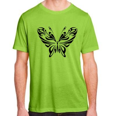 Grunge Butterfly Pattern Adult ChromaSoft Performance T-Shirt