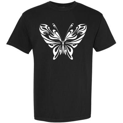 Grunge Butterfly Pattern Garment-Dyed Heavyweight T-Shirt