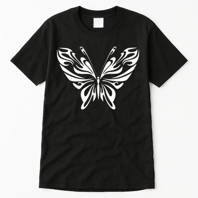 Grunge Butterfly Pattern Tall T-Shirt