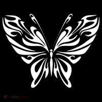 Grunge Butterfly Pattern Button