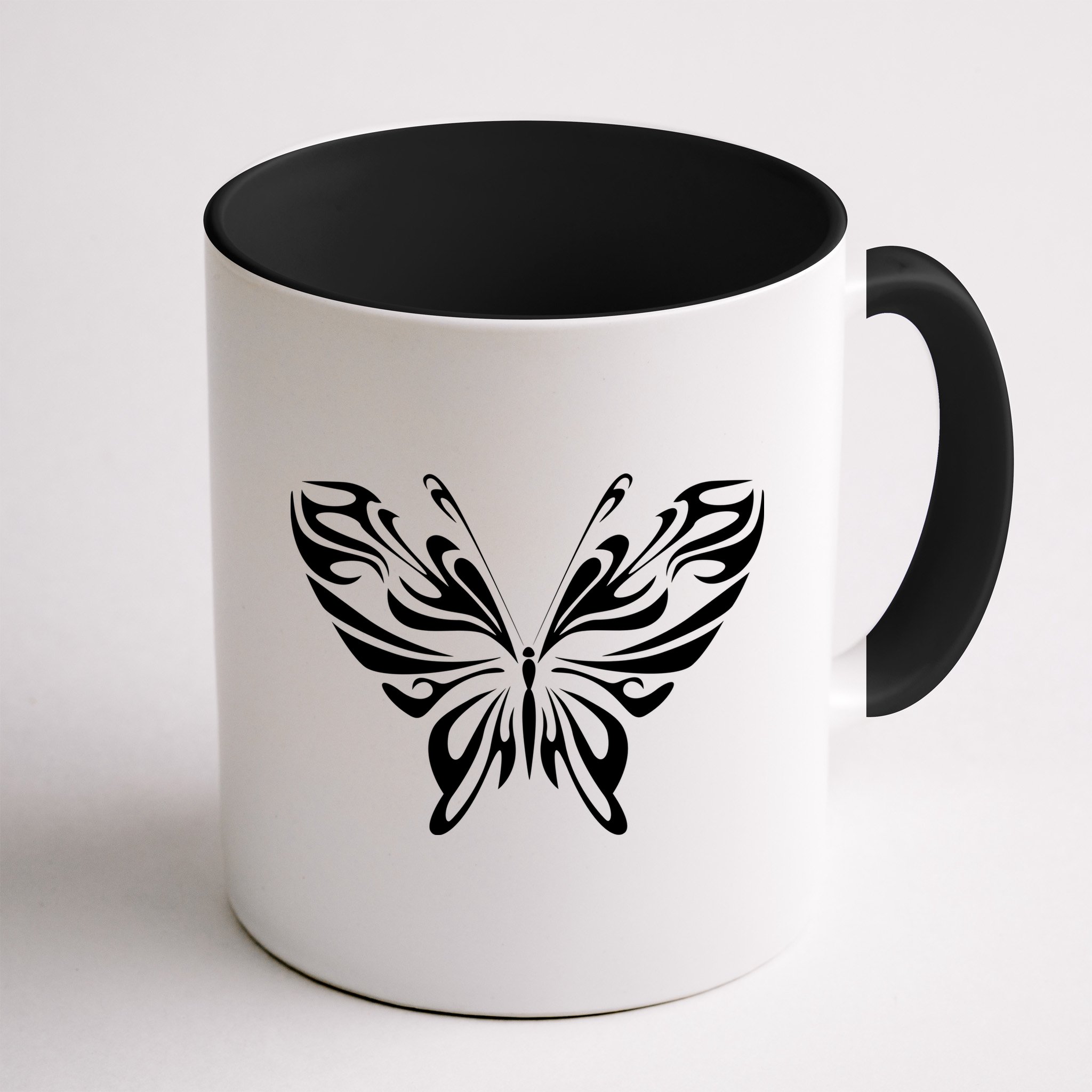 Grunge Butterfly Pattern Mug