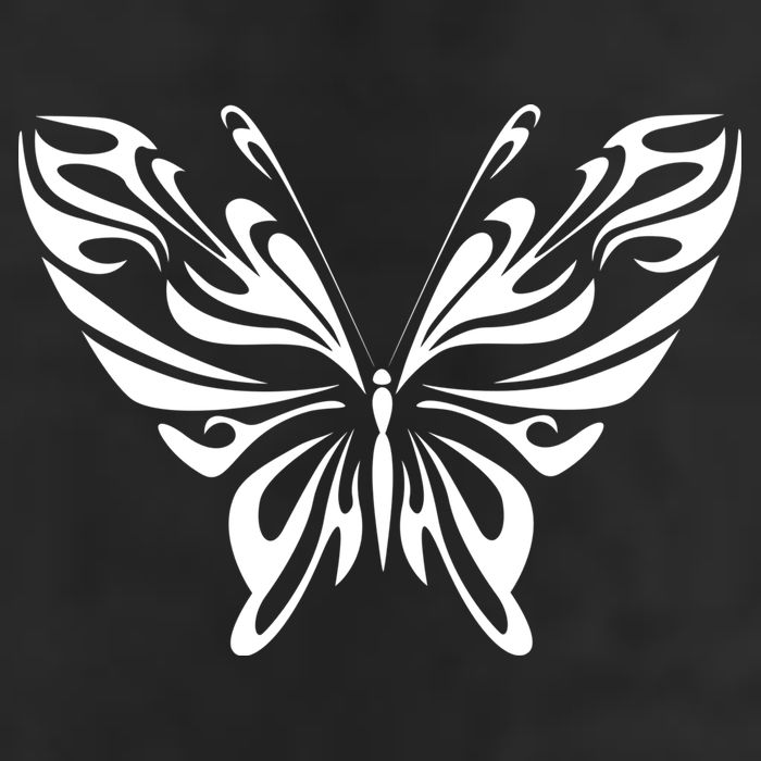 Grunge Butterfly Pattern Tumbler