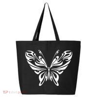 Grunge Butterfly Pattern 25L Jumbo Tote