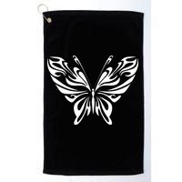 Grunge Butterfly Pattern Golf Towel