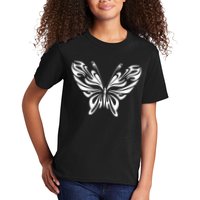 Grunge Butterfly Pattern Kids T-Shirt