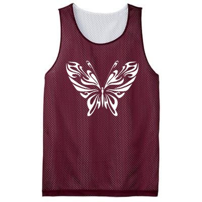 Grunge Butterfly Pattern Mesh Reversible Basketball Jersey Tank