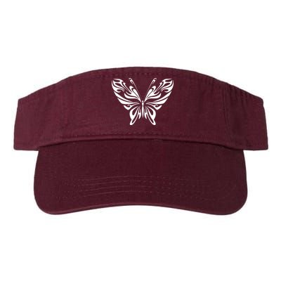 Grunge Butterfly Pattern Visor