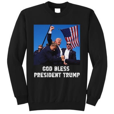 God Bless President Trump 2024 Patriot Sweatshirt