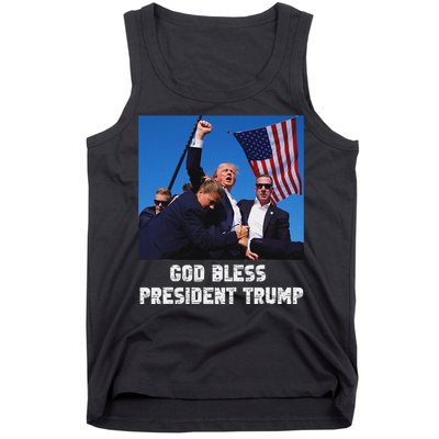 God Bless President Trump 2024 Patriot Tank Top