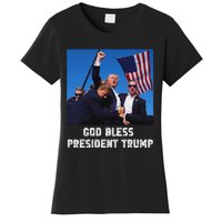 God Bless President Trump 2024 Patriot Women's T-Shirt