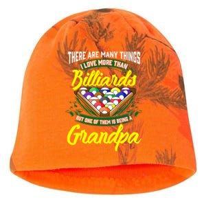 Grandpa Billiards Pool Game Player Ball Stick Papa Gift Cool Gift Kati - Camo Knit Beanie