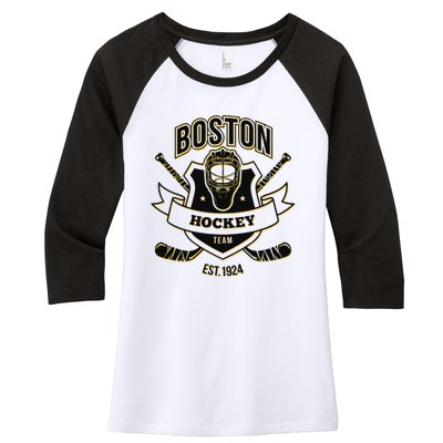 Glitch Bruin Party Tailgate Women's Tri-Blend 3/4-Sleeve Raglan Shirt