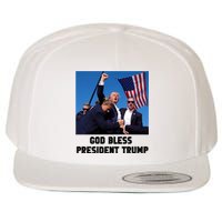 God Bless President Trump Donald Trump 2024 Wool Snapback Cap